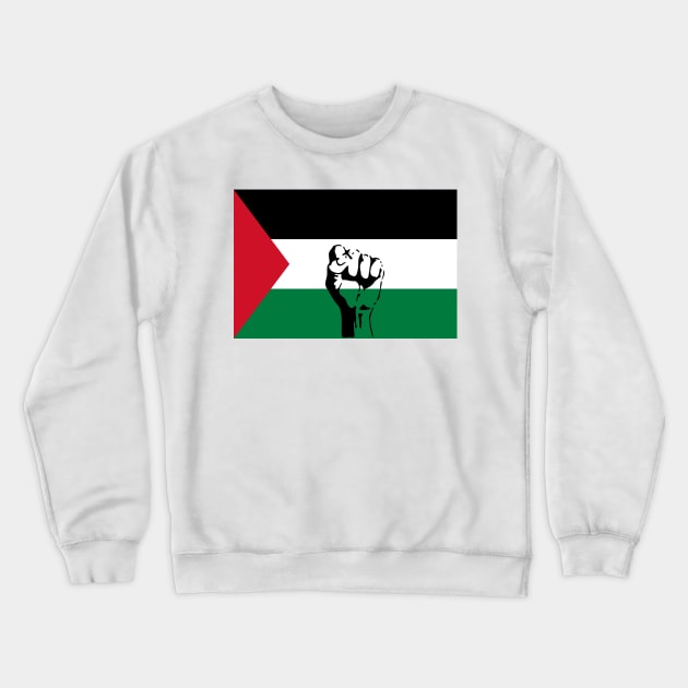 Free Palestine Flag Crewneck Sweatshirt by Ivanapcm